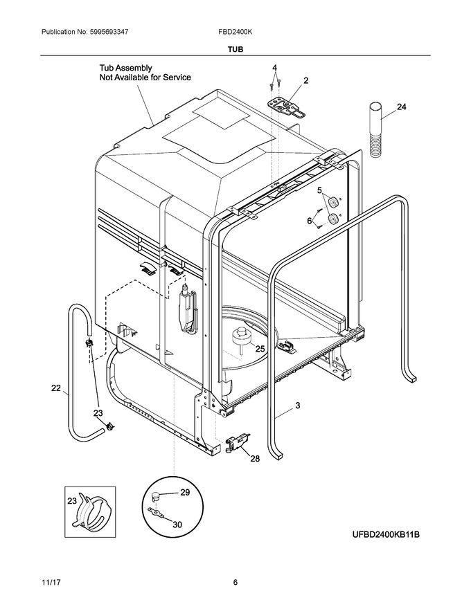 Diagram for FBD2400KW12B