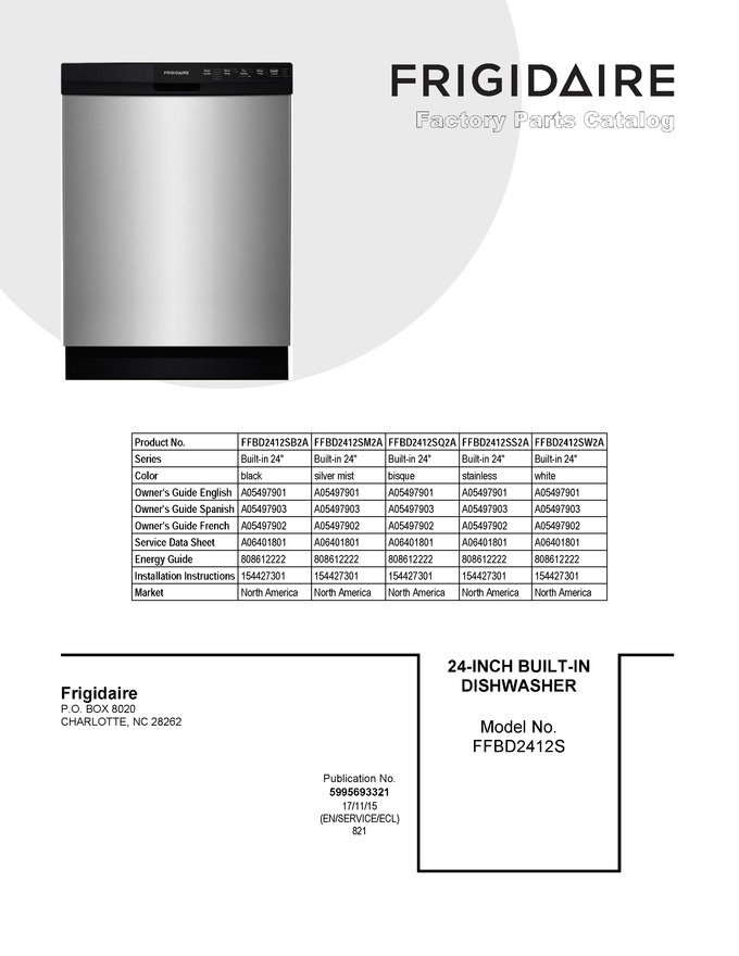 Diagram for FFBD2412SB2A