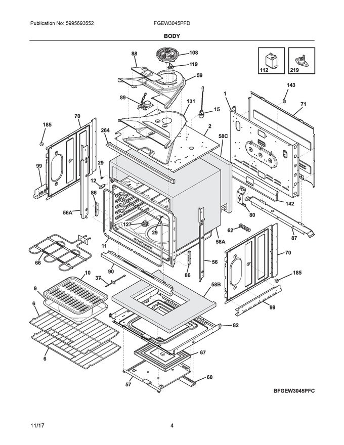 Diagram for FGEW3045PFD