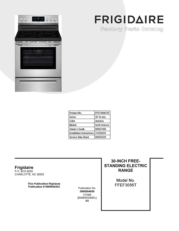 Diagram for FFEF3056TSF