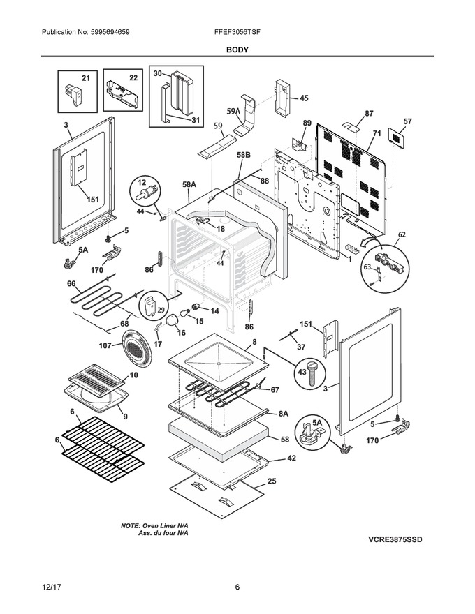 Diagram for FFEF3056TSF