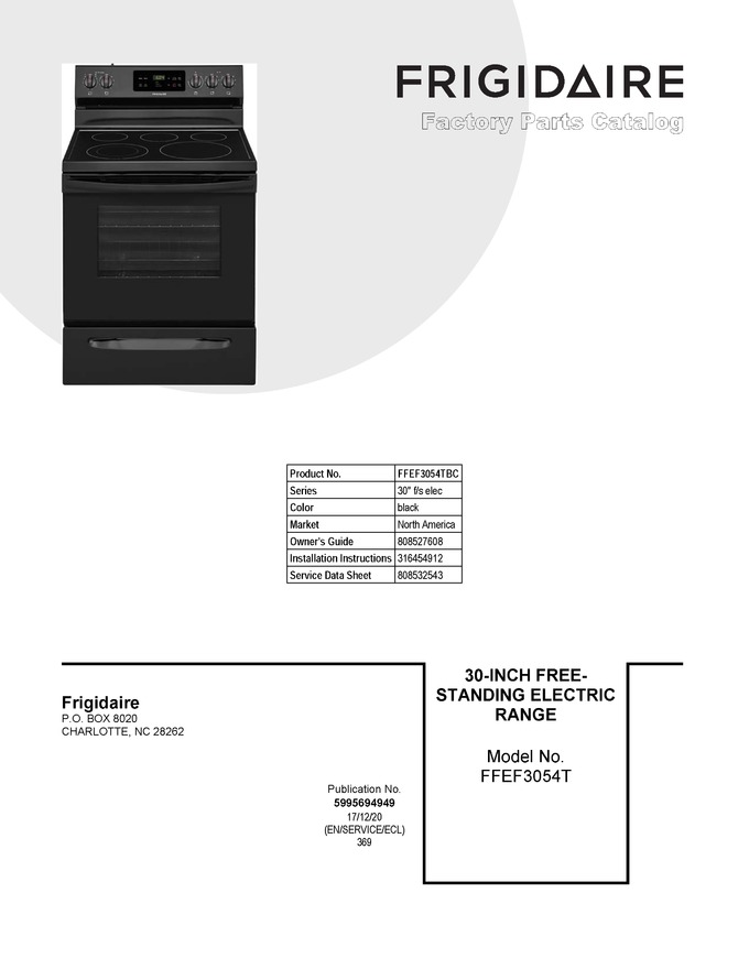 Diagram for FFEF3054TBC