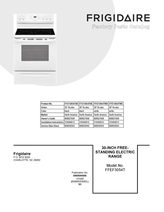 Diagram for FFEF3054TWD