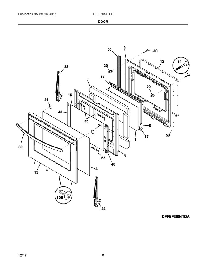 Diagram for FFEF3054TSF