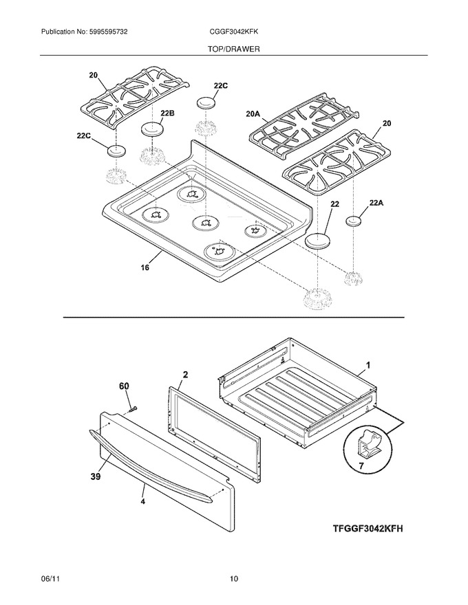 Diagram for CGGF3042KFK
