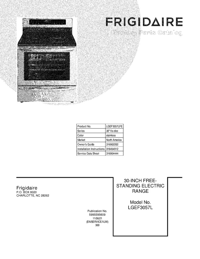 Diagram for LGEF3057LFE