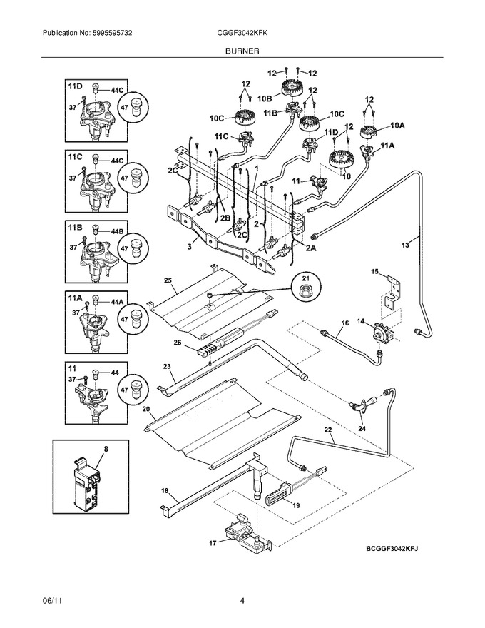 Diagram for CGGF3042KFK