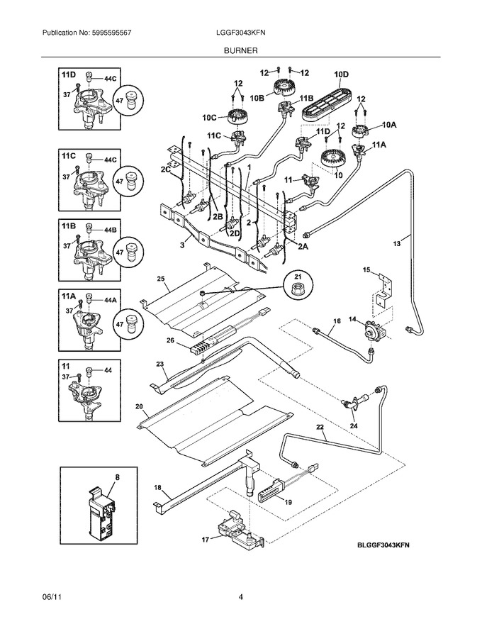 Diagram for LGGF3043KFN