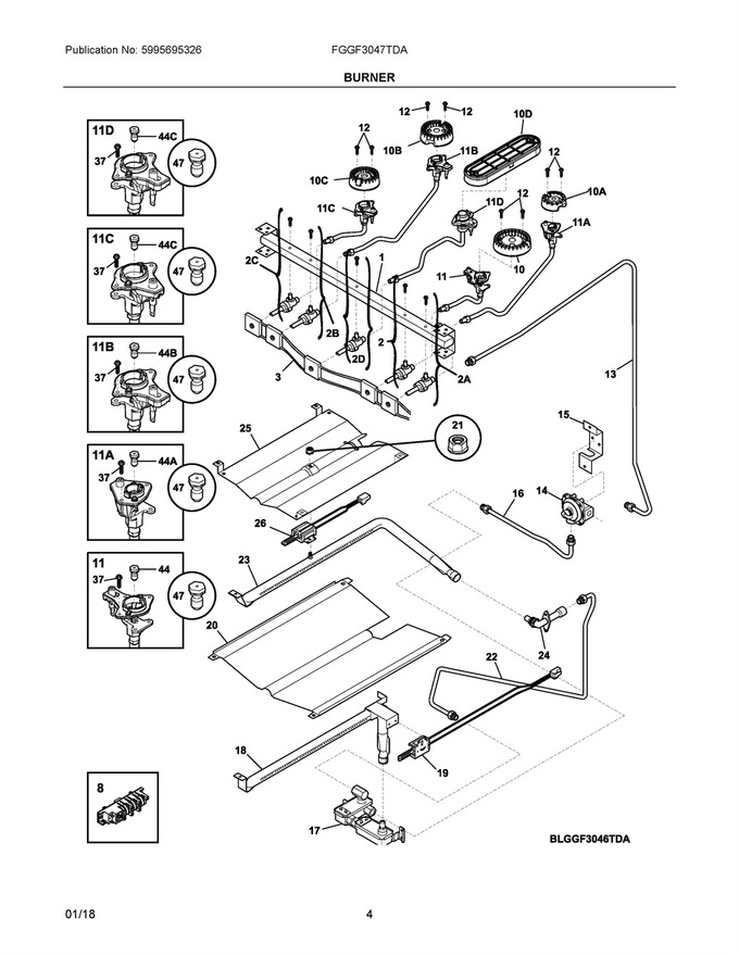 Diagram for FGGF3047TDA
