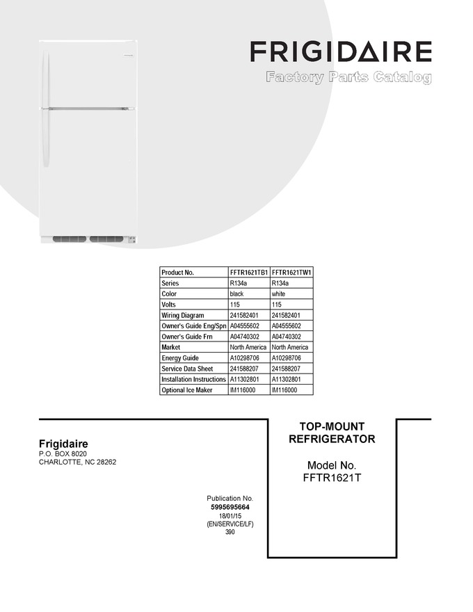 Diagram for FFTR1621TW1