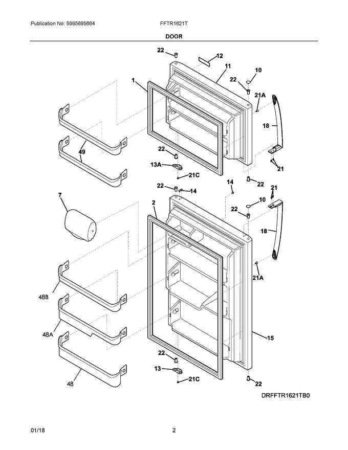 Diagram for FFTR1621TB1