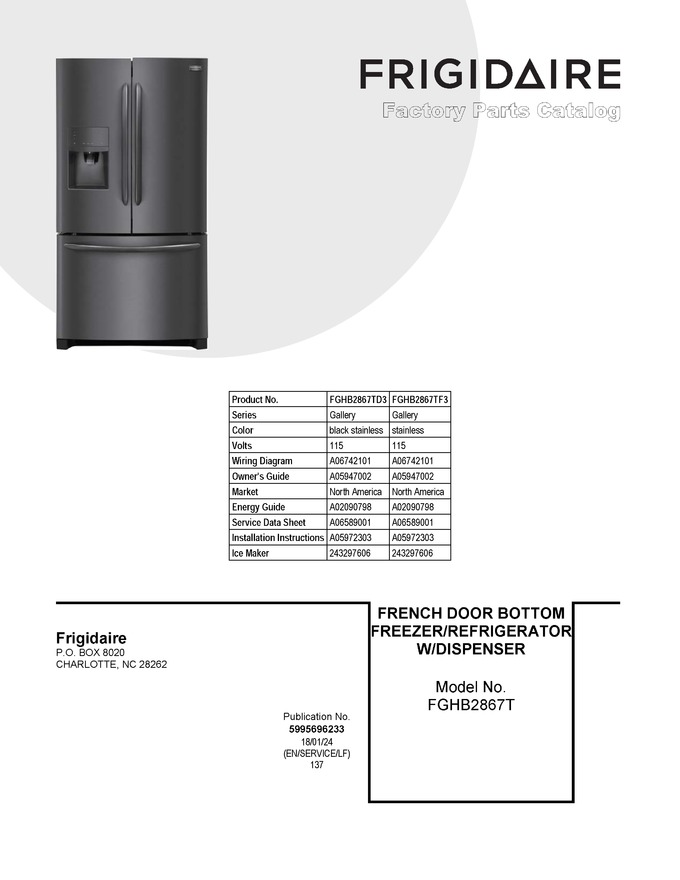 Diagram for FGHB2867TF3