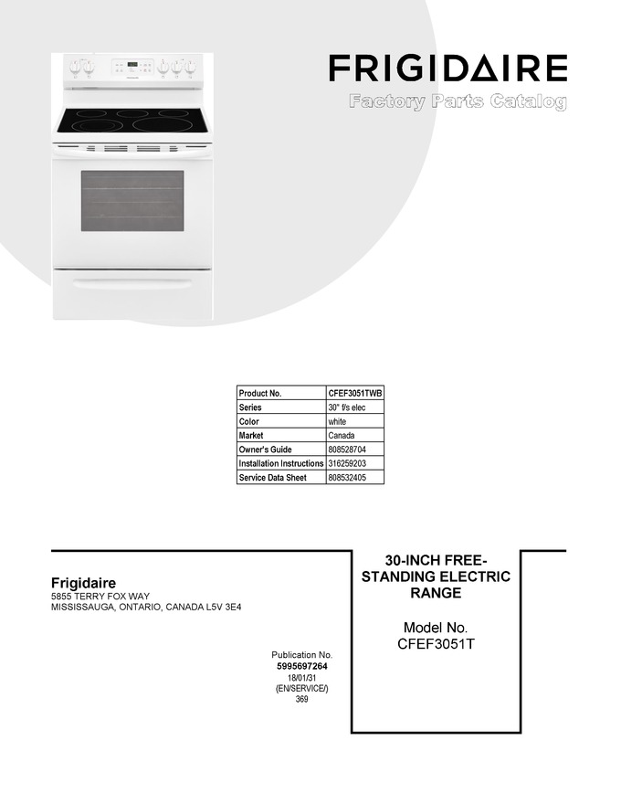 Diagram for CFEF3051TWB