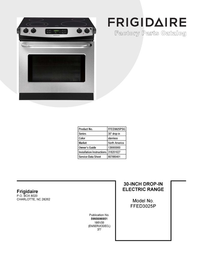 Diagram for FFED3025PSG