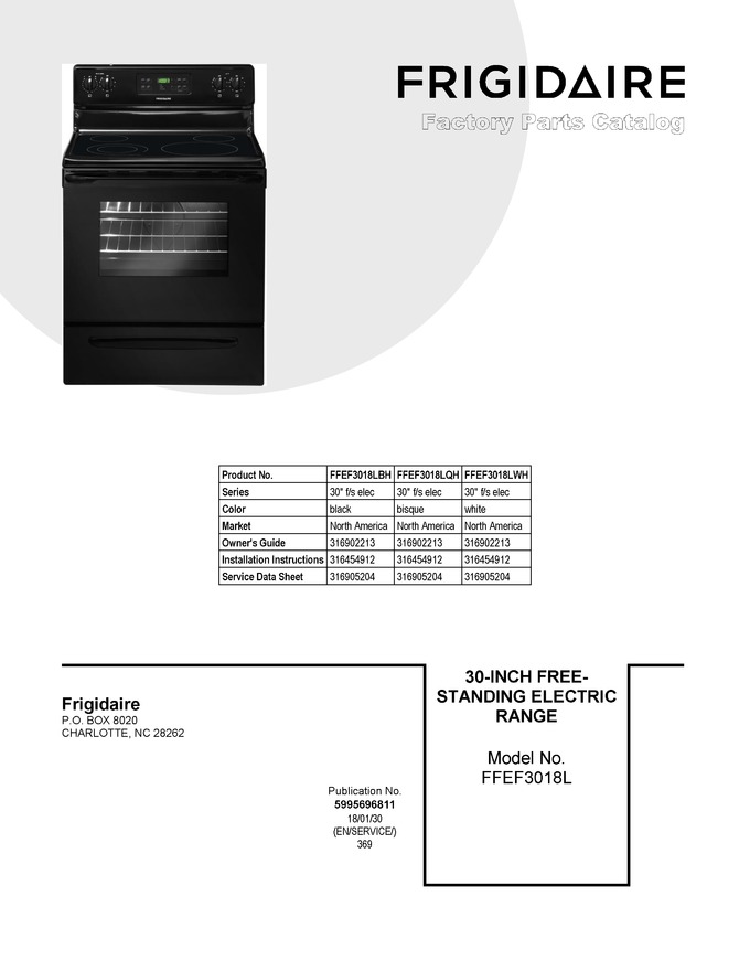 Diagram for FFEF3018LBH