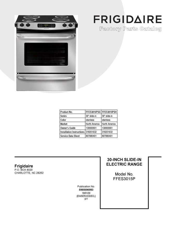 Diagram for FFES3015PSG