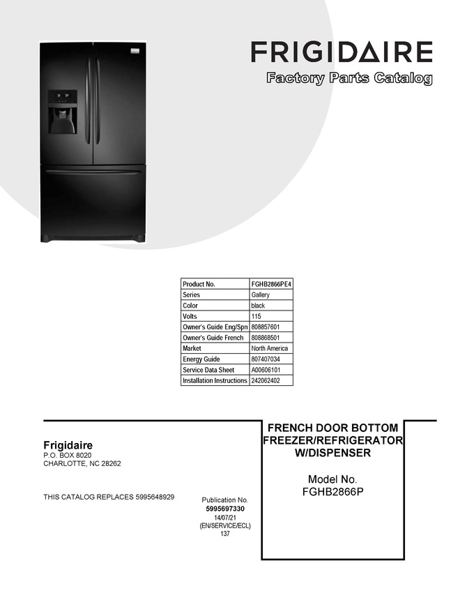 Diagram for FGHB2866PE4