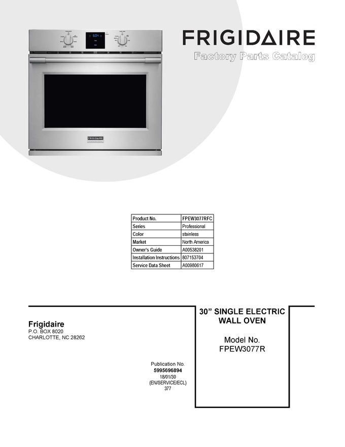 Diagram for FPEW3077RFC