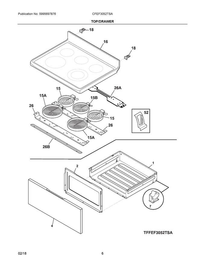 Diagram for CFEF3052TSA