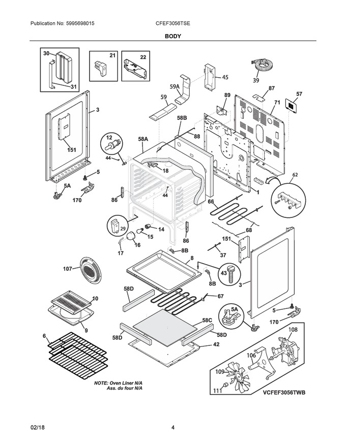 Diagram for CFEF3056TSE