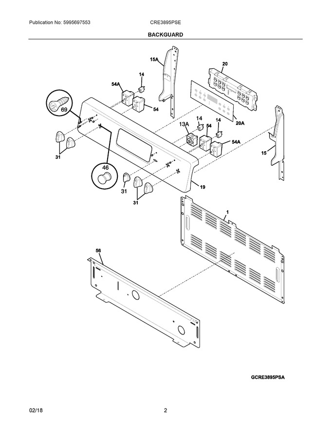 Diagram for CRE3895PSE