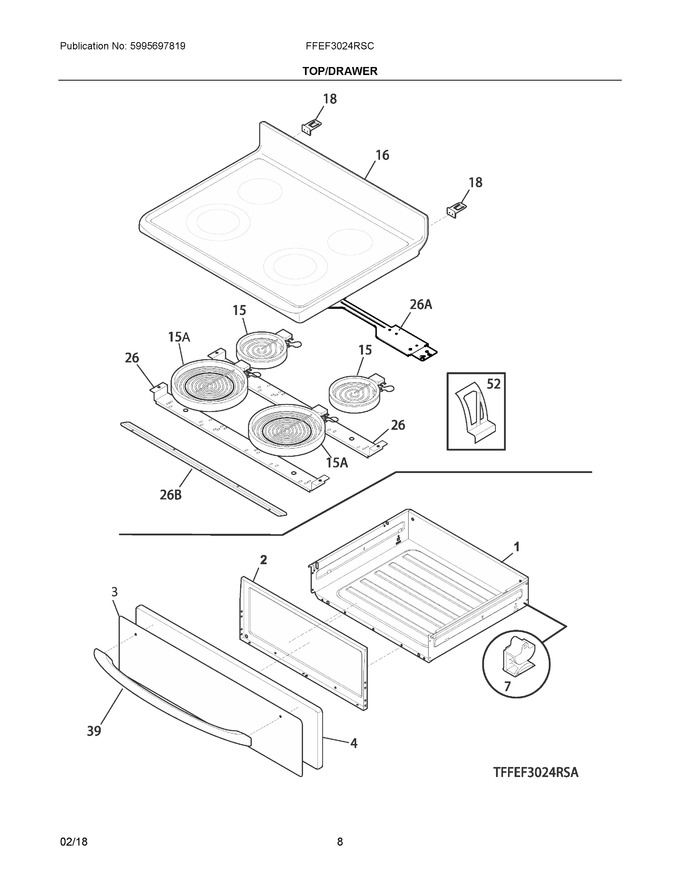 Diagram for FFEF3024RSC