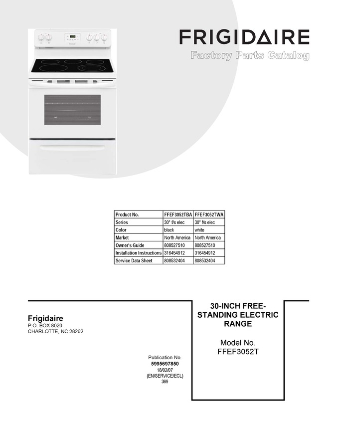 Diagram for FFEF3052TBA