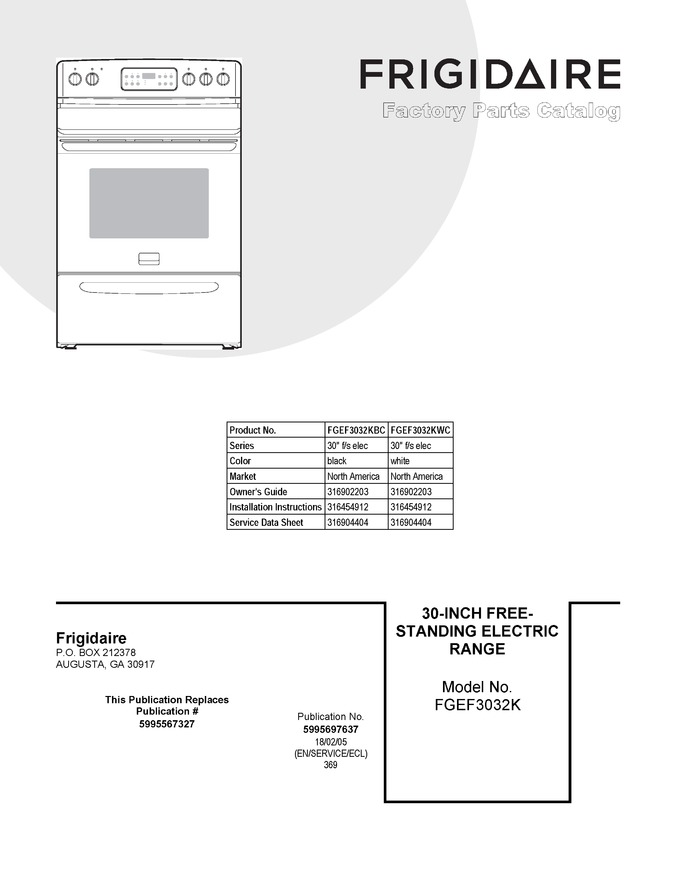 Diagram for FGEF3032KBC