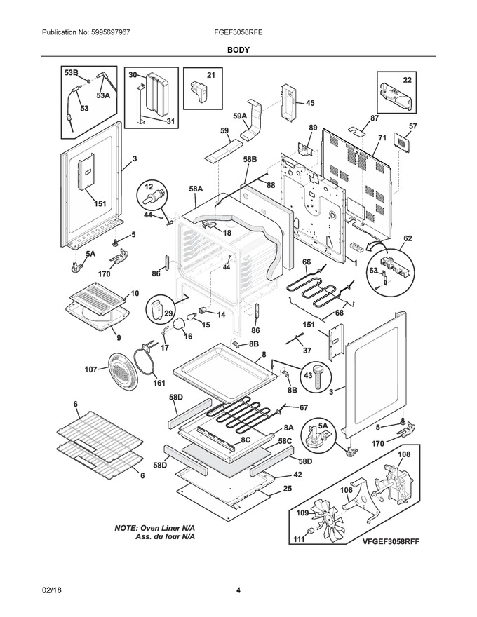 Diagram for FGEF3058RFE