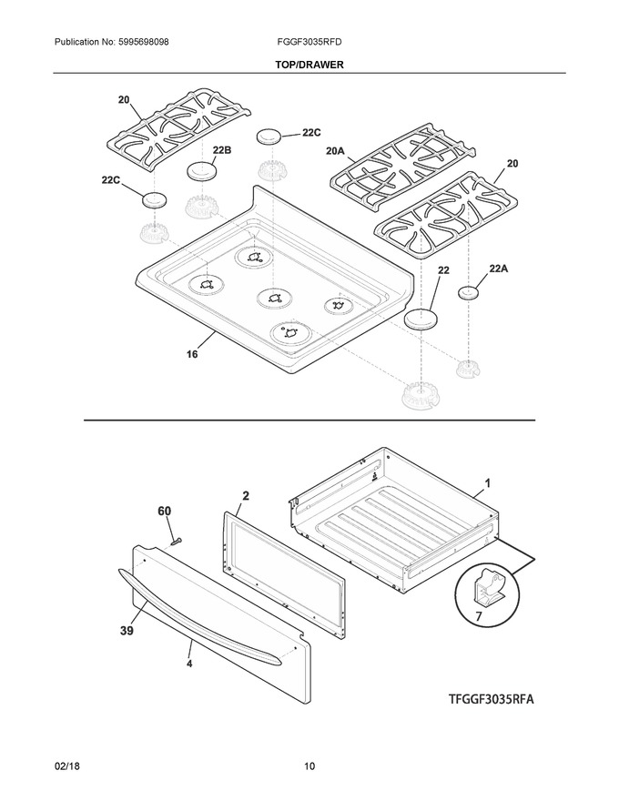 Diagram for FGGF3035RFD