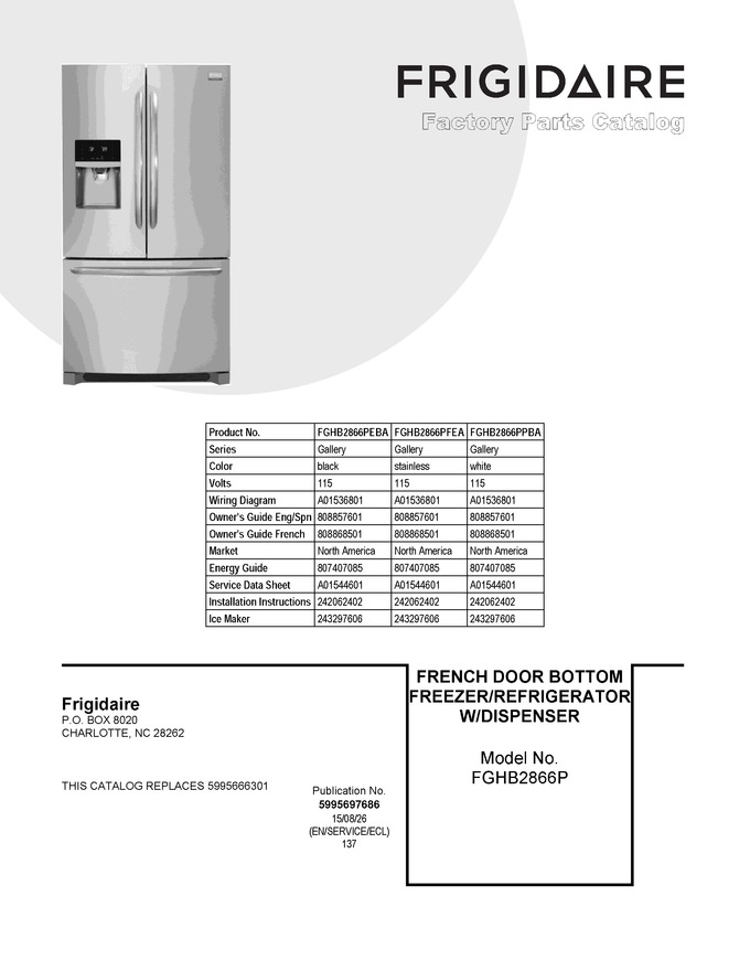 Diagram for FGHB2866PFEA