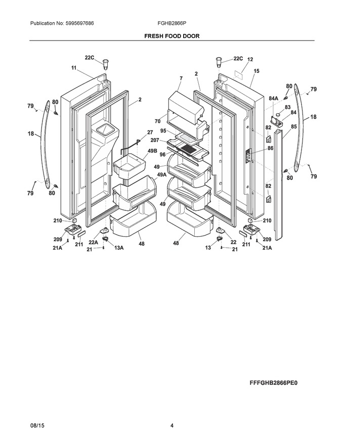 Diagram for FGHB2866PFEA