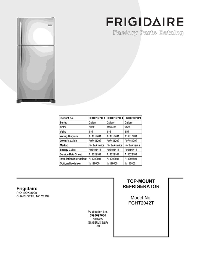 Diagram for FGHT2042TF1