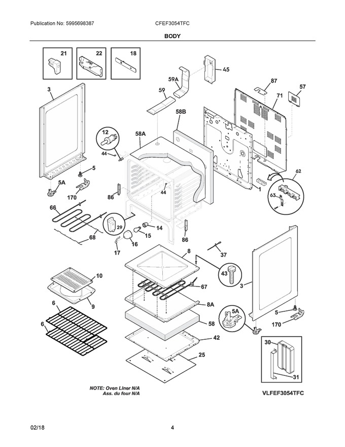 Diagram for CFEF3054TFC