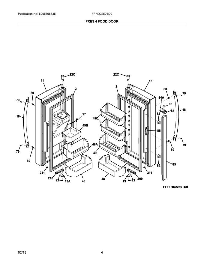 Diagram for FFHD2250TD0