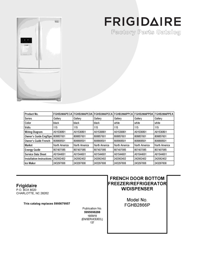 Diagram for FGHB2866PEDA