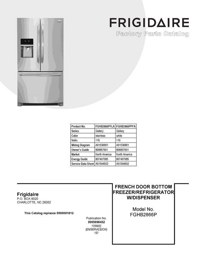 Diagram for FGHB2866PPFA