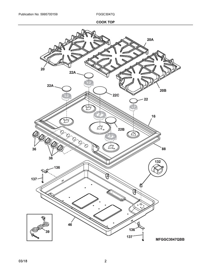 Diagram for FGGC3047QWC