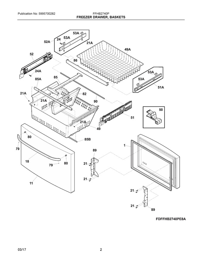 Diagram for FFHB2740PEDA