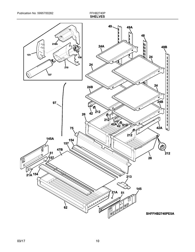 Diagram for FFHB2740PEDA