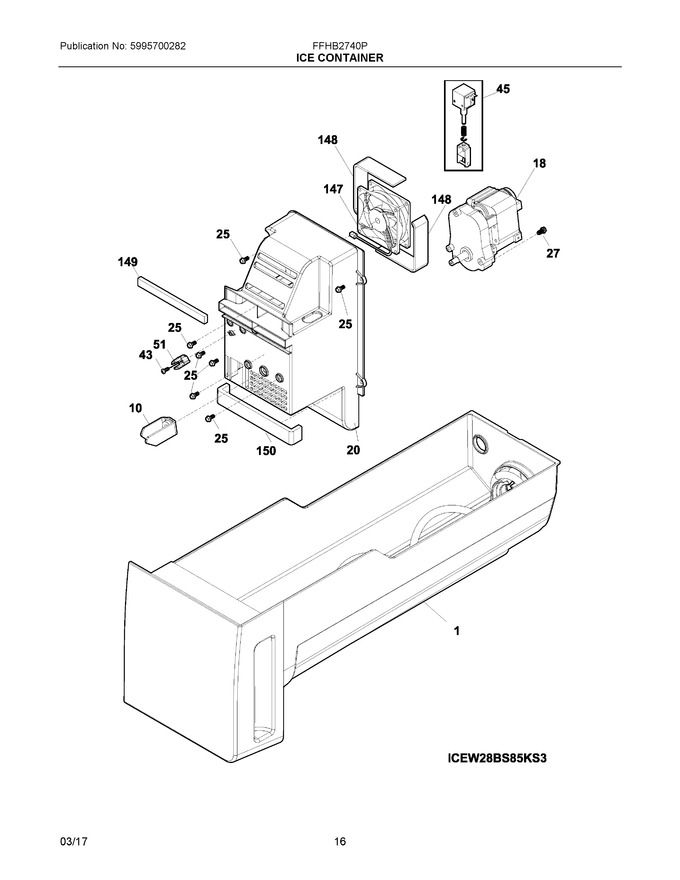 Diagram for FFHB2740PEDA