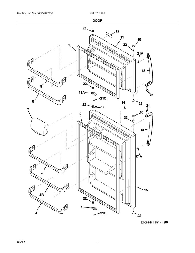 Diagram for FFHT1814TB1