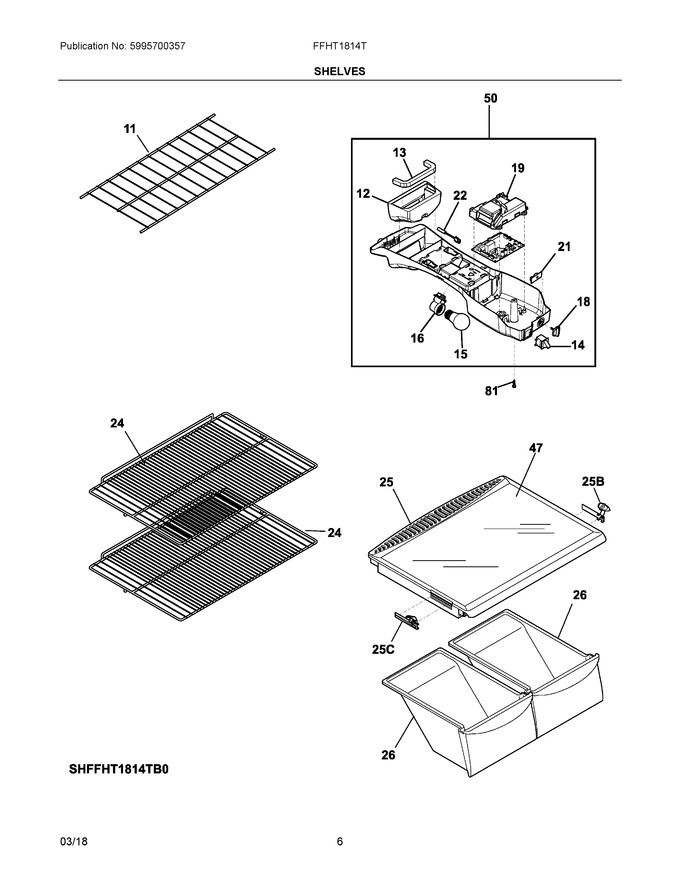 Diagram for FFHT1814TB1