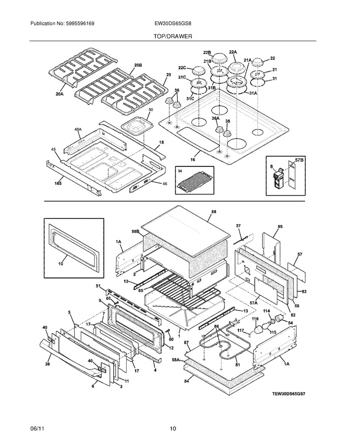Diagram for EW30DS65GS8