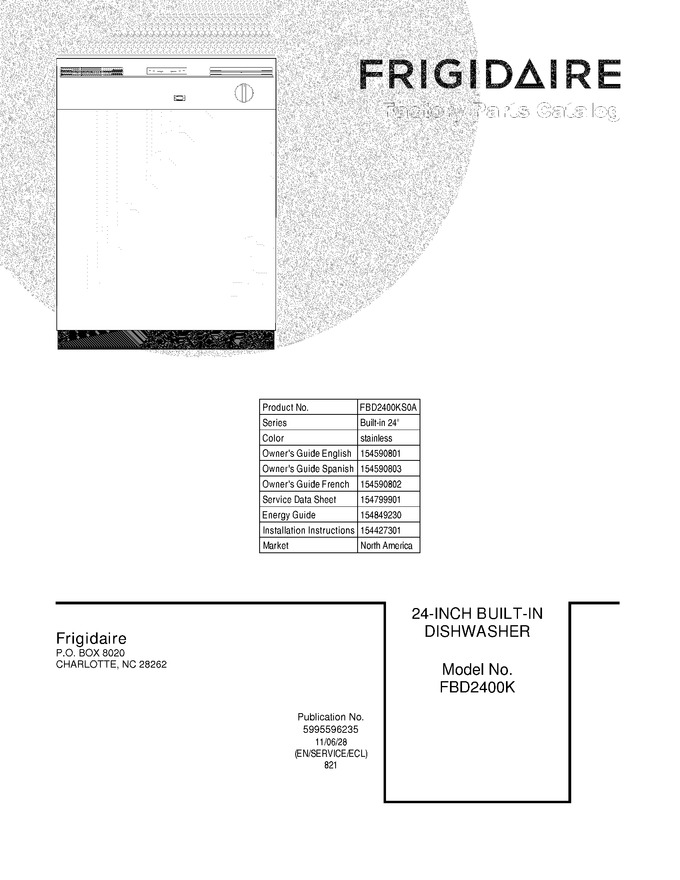 Diagram for FBD2400KS0A