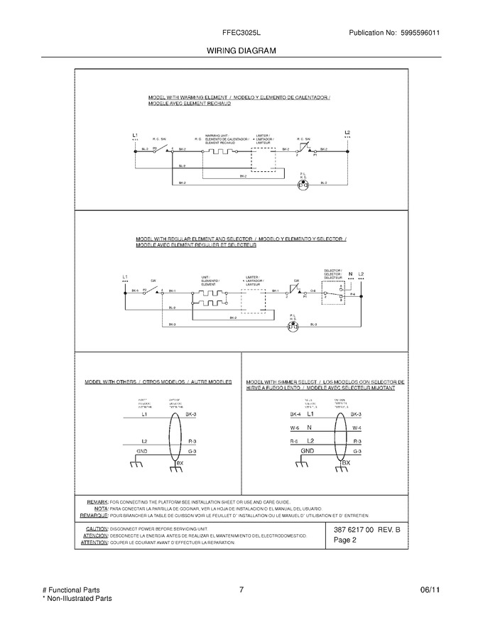 Diagram for FFEC3025LW1