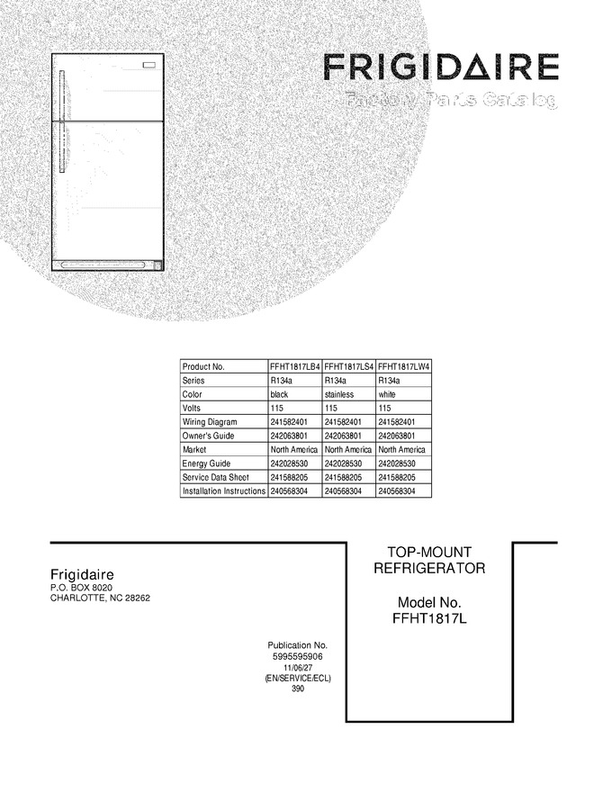 Diagram for FFHT1817LB4