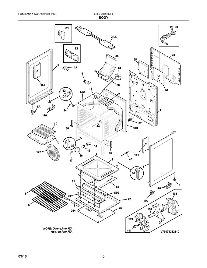 Diagram for BGGF3045RFD