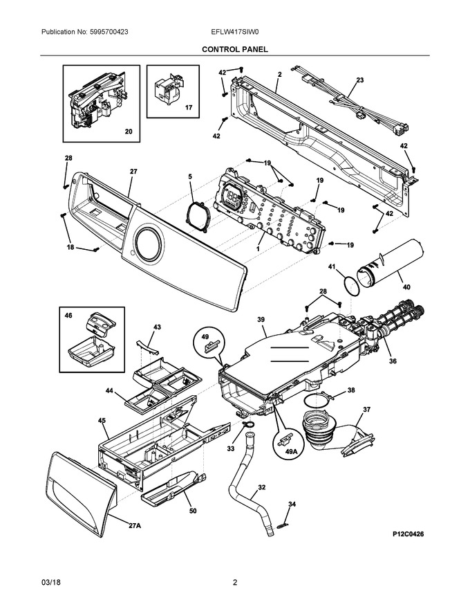 Diagram for EFLW417SIW0