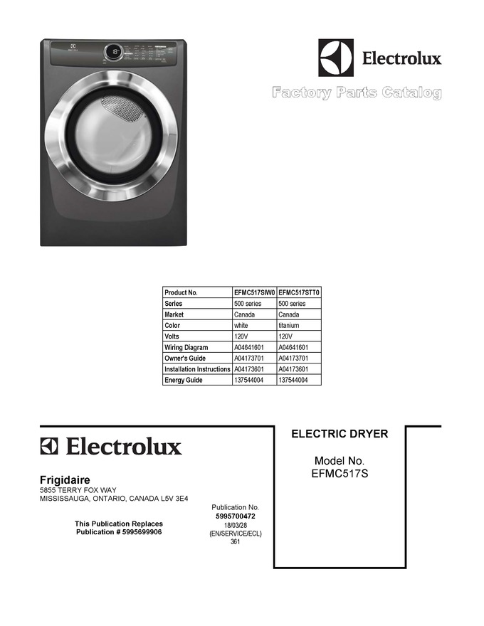 Diagram for EFMC517SIW0